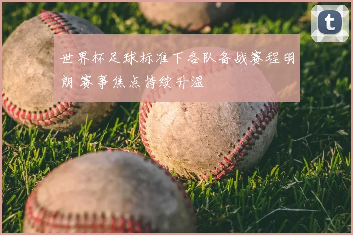 世界杯足球标准下各队备战赛程明朗 赛事焦点持续升温