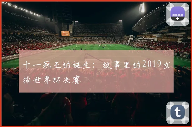 十一冠王的诞生：故事里的2019女排世界杯决赛